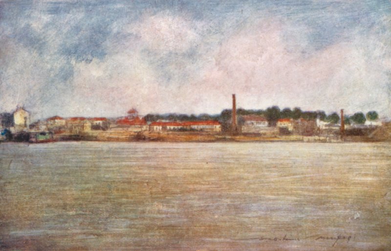 Fábricas en el Sena de Mortimer Ludington Menpes