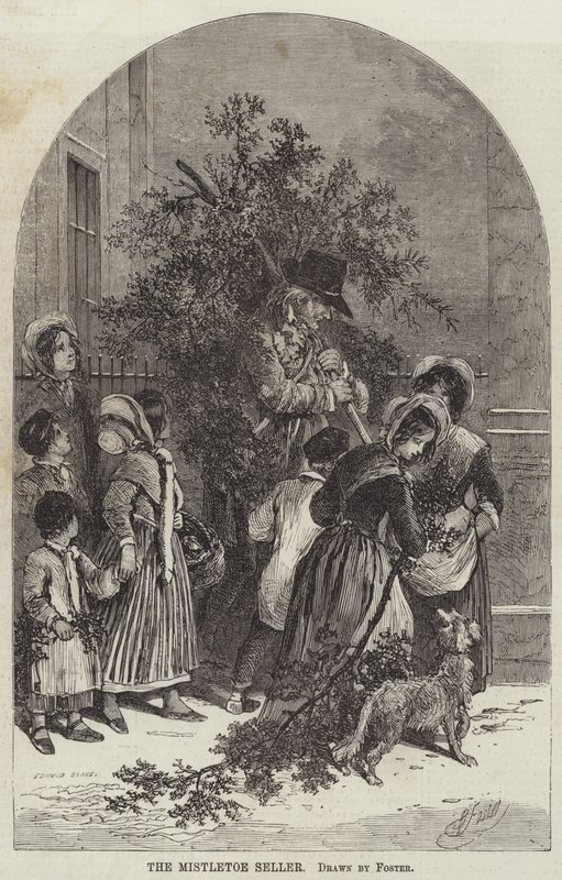 El vendedor de muérdago de Myles Birket Foster