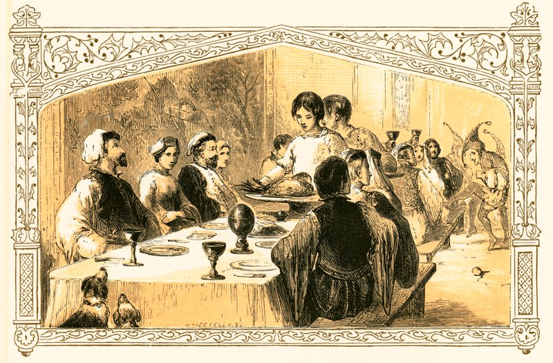 Cena de Navidad de Myles Birket Foster
