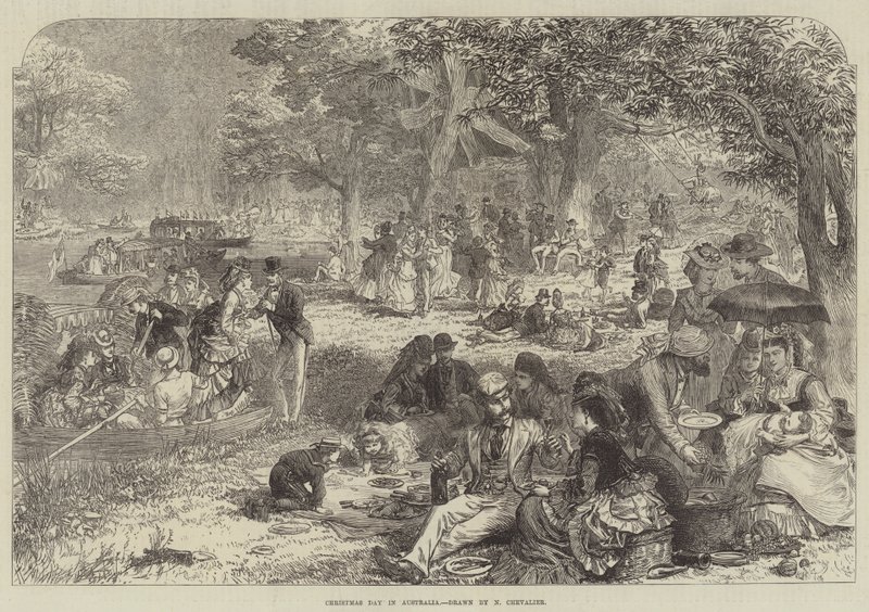 Día de Navidad en Australia de Nicholas Chevalier