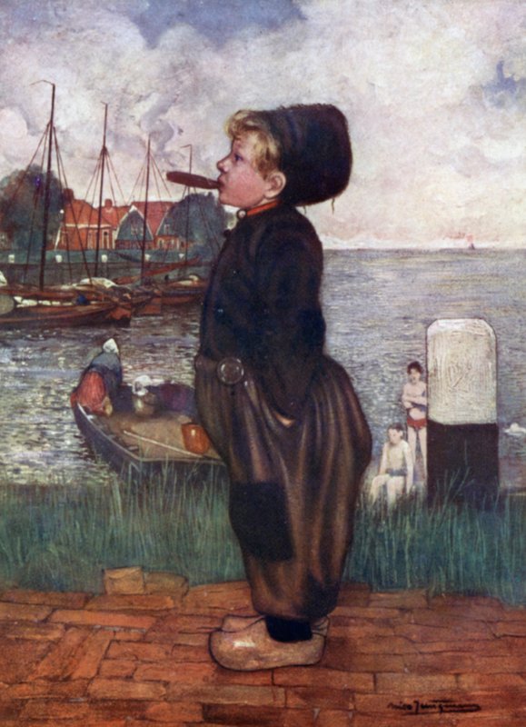 Un Niño Fumando, Volendam de Nico Jungman