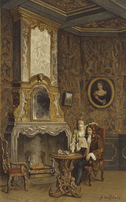 Chimenea, c.1720 de Nico Steffelaar