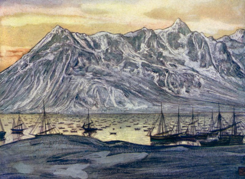 Noruega: Barcos de pesca en Lofoten de Nico Jungman