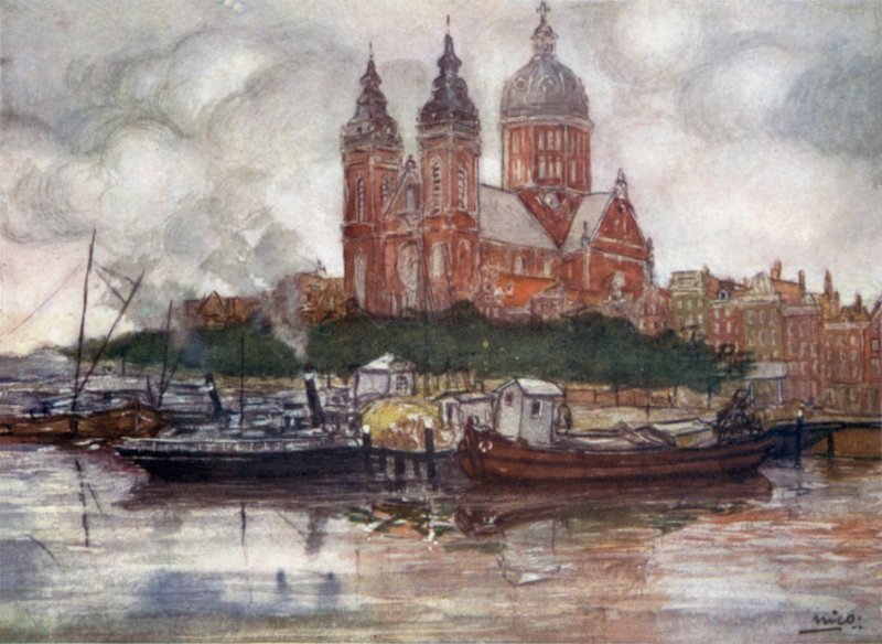 Iglesia de San Nicolás, Ámsterdam de Nico Jungman