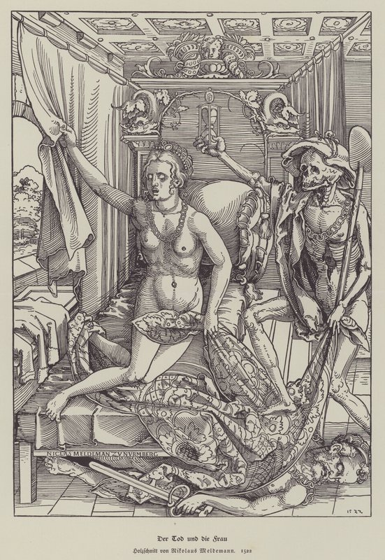 La muerte y la mujer de Nicolaus Meldemann