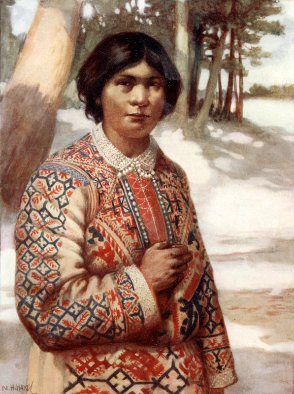 Una Mujer Ostiak, Siberia de Norman Hardy