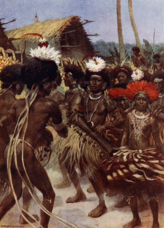 Danza de la cosecha, Nueva Guinea de Norman Hardy