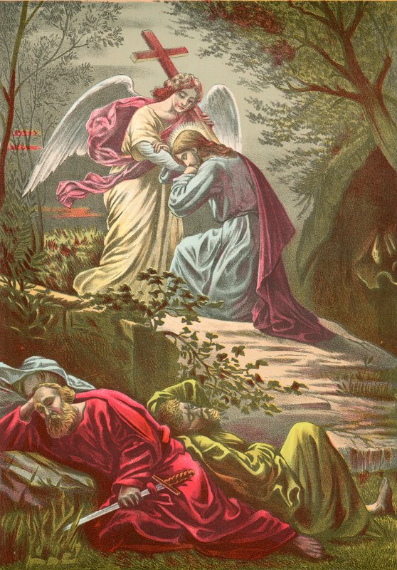 Jesús en el Jardín de Getsemaní de North American