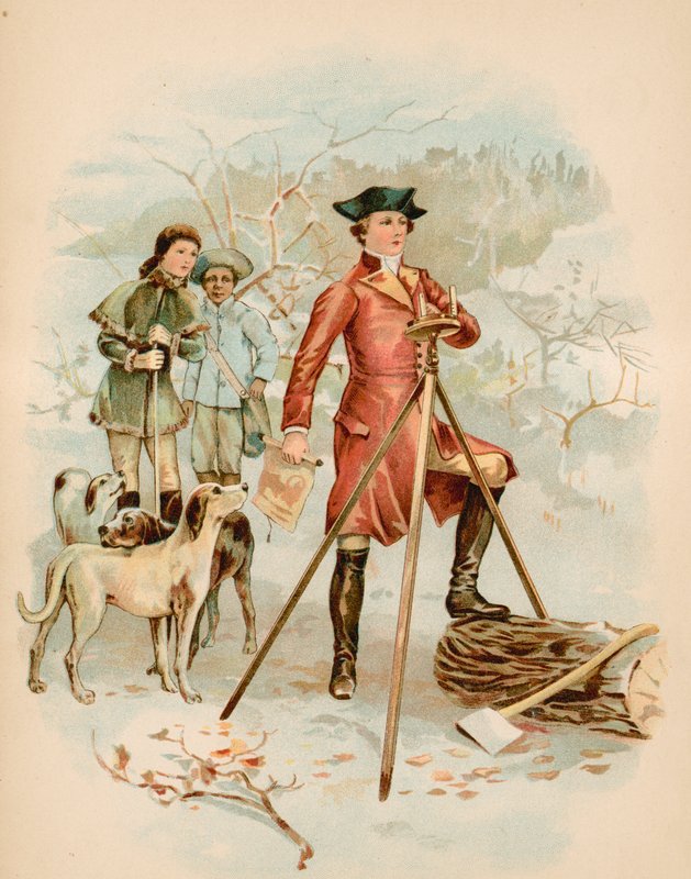 Joven Washington, topógrafo de North American