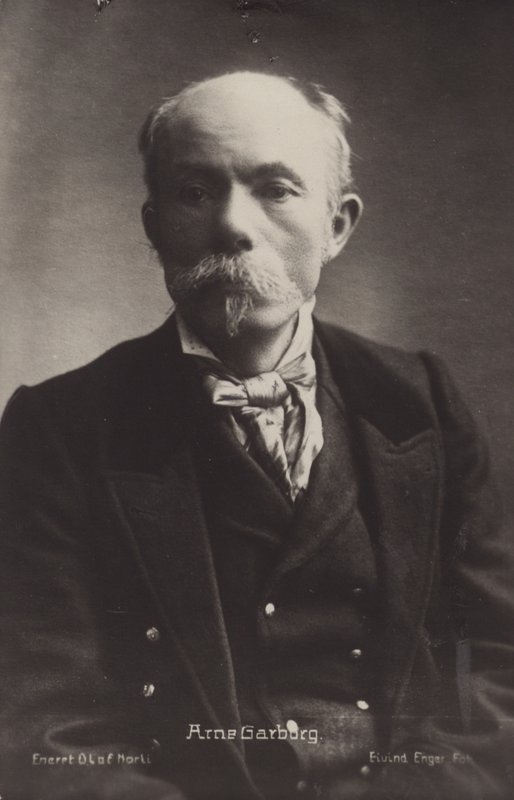 Retrato de Arne Garborg de Norwegian Photographer