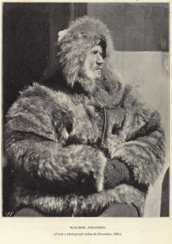Retrato de Hjalmar Johansen de Norwegian Photographer