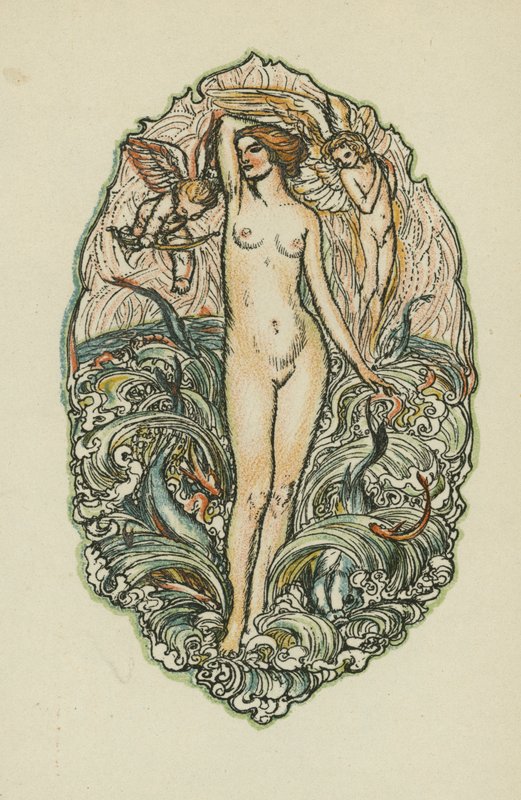 Canciones de Anacreonte (litografía en color) de Otto Friedrich