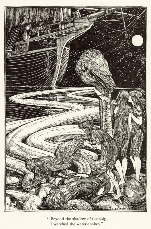 Rime of the Ancient Mariner (grabado) de Patten Wilson