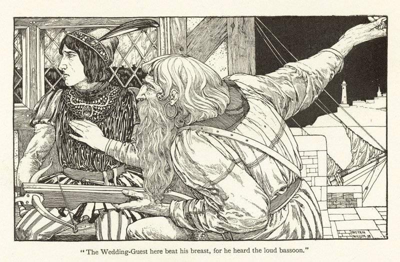 Rime of the Ancient Mariner (grabado) de Patten Wilson