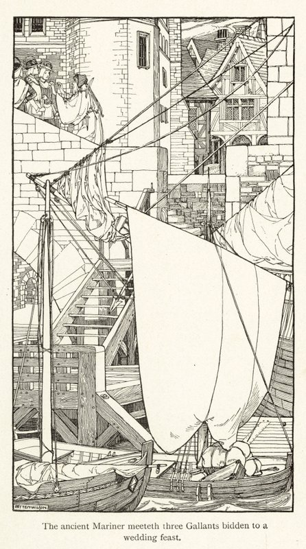 Rime of the Ancient Mariner (grabado) de Patten Wilson