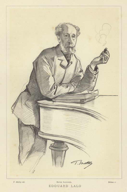 Edouard Lalo, compositor francés de Paul Mathey
