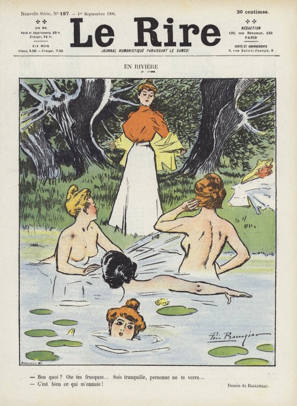 Ilustración para Le Rire de Paul Balluriau