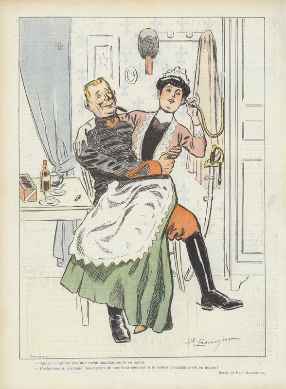 Ilustración para Le Rire de Paul Balluriau