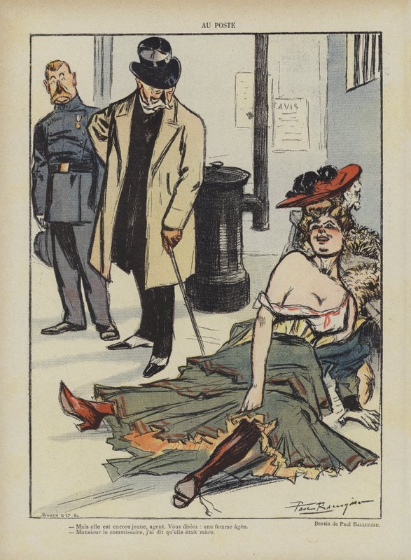Ilustración para Le Rire de Paul Balluriau