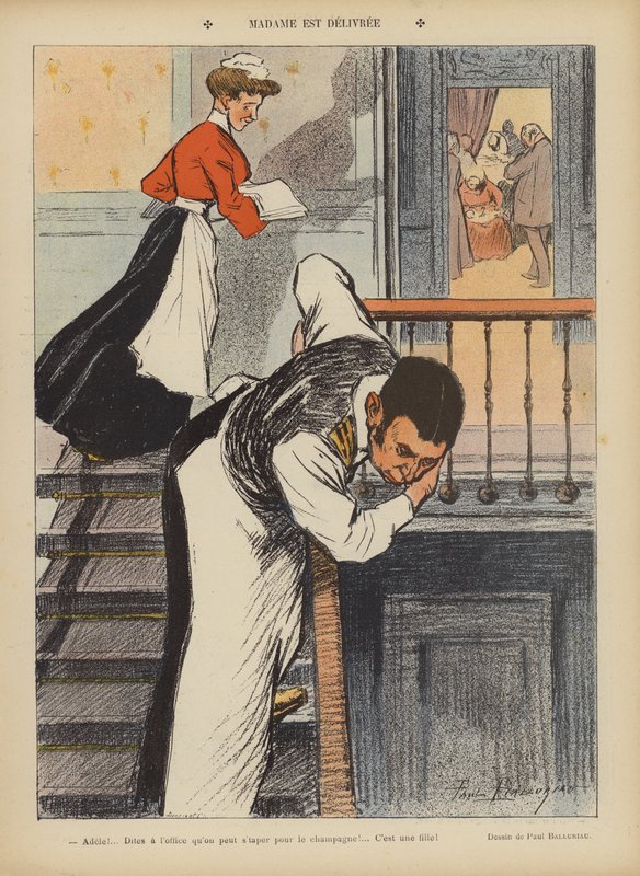 Ilustración para Le Rire de Paul Balluriau