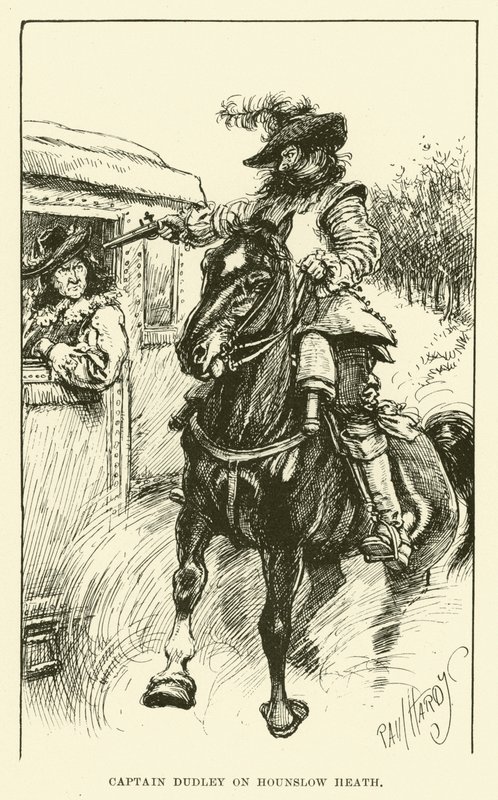 El Capitán Dudley en Hounslow Heath de Paul Hardy