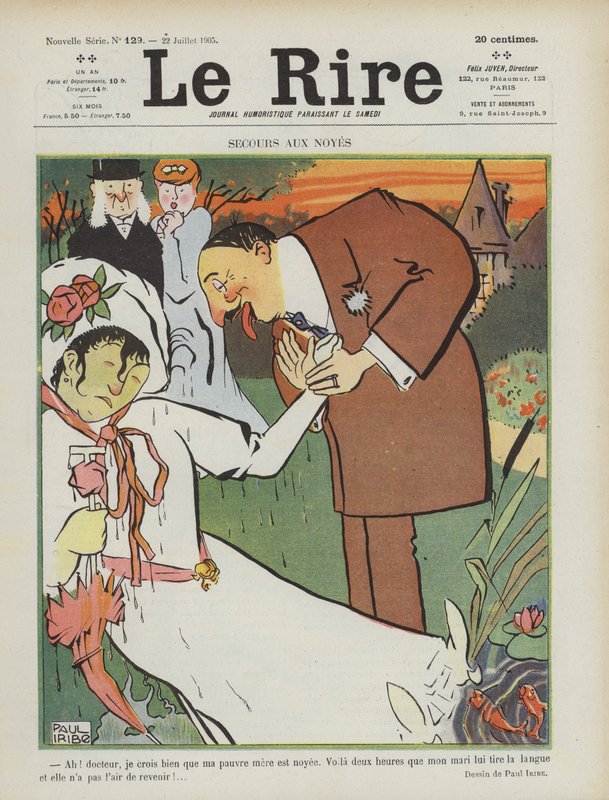 Ilustración para Le Rire de Paul Iribe