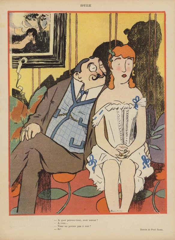 Ilustración para Le Rire de Paul Iribe