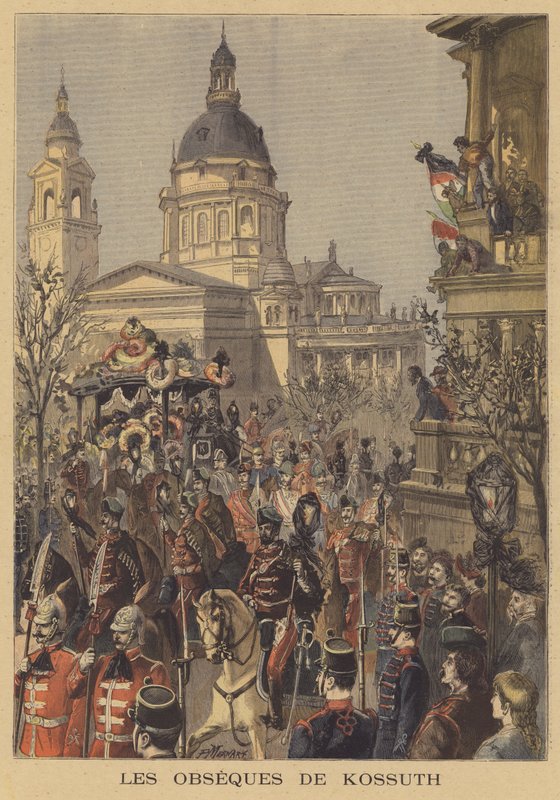 Funeral de Lajos Kossuth de Paul Merwart
