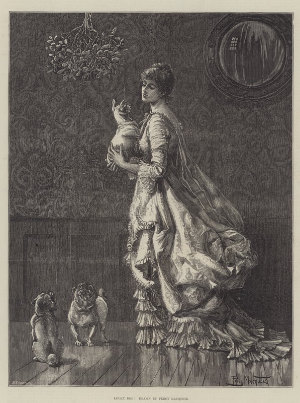 Perro afortunado de Percy Macquoid