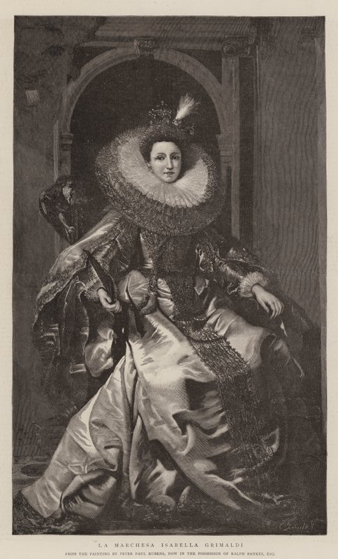La Marquesa Isabella Grimaldi de Peter Paul Rubens