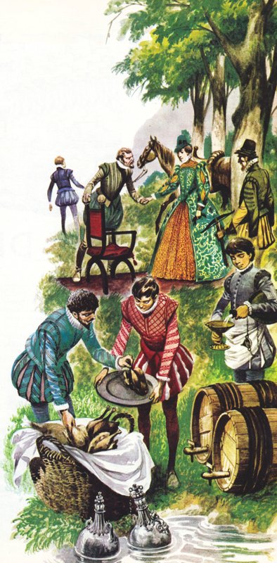 Un picnic para la reina Isabel I de Peter Jackson