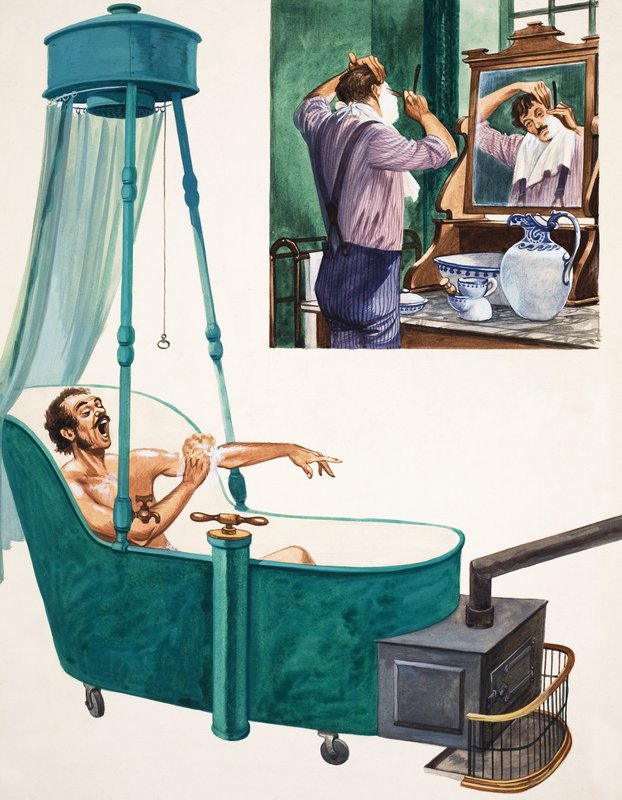 Bañarse y afeitarse de Peter Jackson