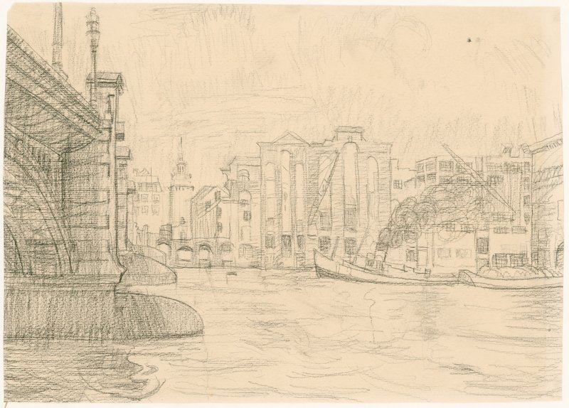 Almacenes quemados junto al Puente de Blackfriars, 1941 de Peter Jackson