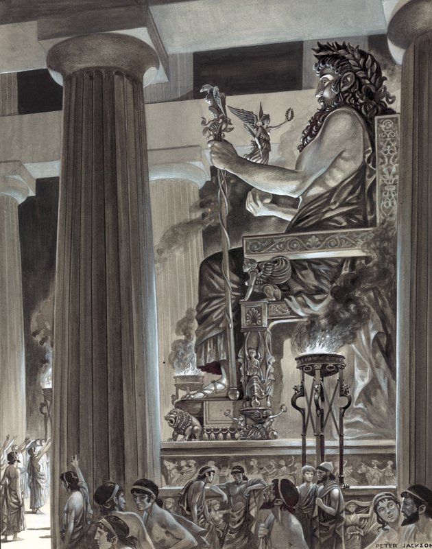 Estatua de Zeus en Olimpia de Peter Jackson