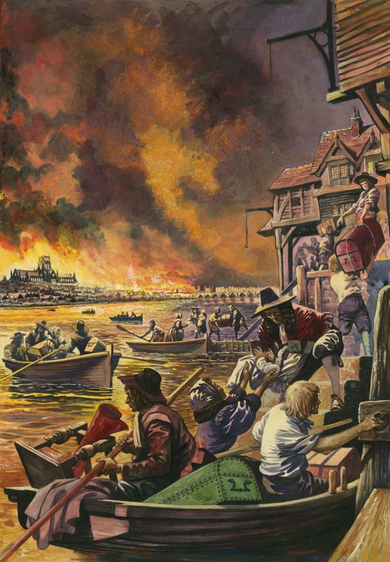 El Gran Incendio de Londres 1666 de Peter Jackson