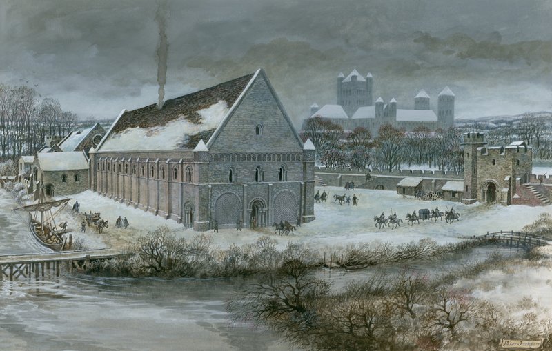 Westminster Hall en la nieve de Peter Jackson