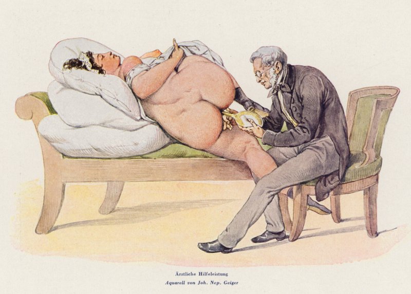 Asistencia médica (acuarela) de Peter Johann Nepomuck Geiger
