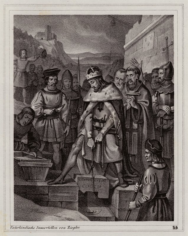 Fundación de la abadía de Lilienfeld de Peter Johann Nepomuk Geiger