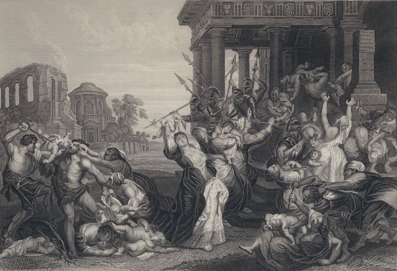 Matanza de los inocentes de Peter Paul after Rubens