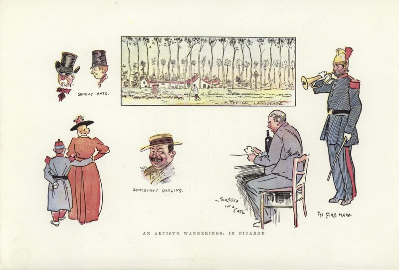 Las andanzas de un artista, en Picardía de Phil May