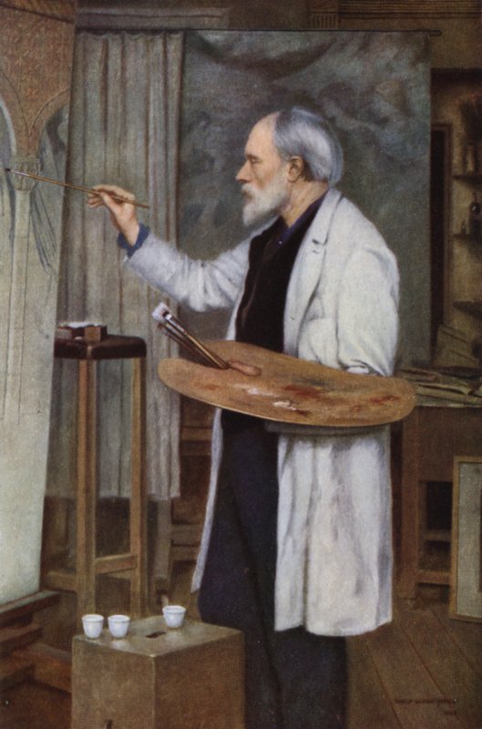 Sir Edward Burne-Jones, del retrato por su hijo, Sir Philip Burne-Jones de Philip Burne Jones