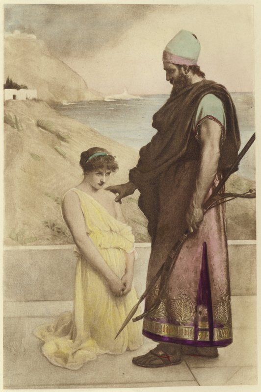 Un prisionero de lanza y flechas de Philip Hermogenes Calderon