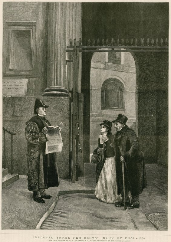 Tres por ciento reducido, Banco de Inglaterra de Philip Hermogenes Calderon