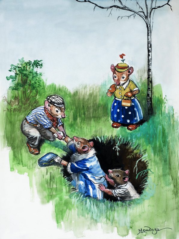 Ratón de ciudad y ratón de campo de Philip Mendoza