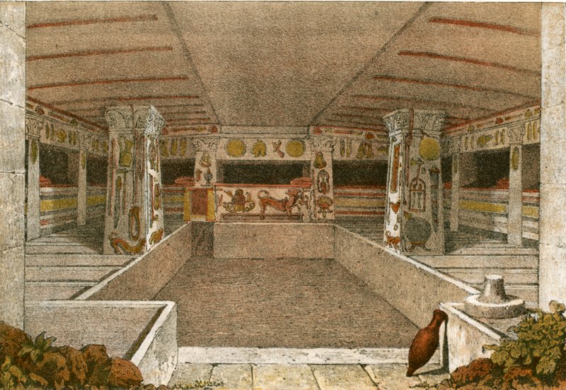 Sala sepulcral en Caere de Philippe Benoist