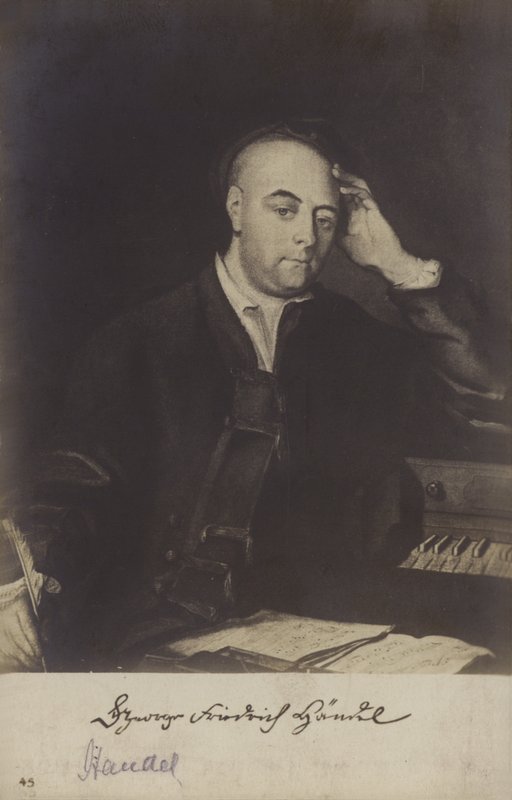 Retrato de George Friedrich Handel de Philippe Mercier