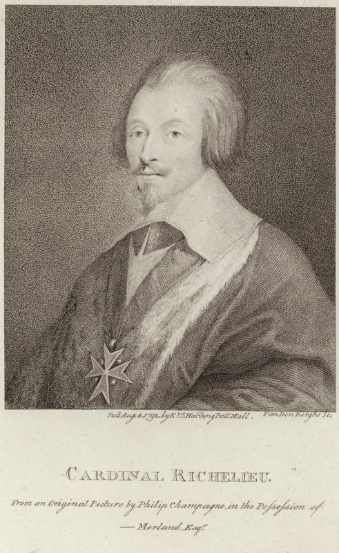 Retrato del Cardenal Richelieu de Philippe de Champaigne