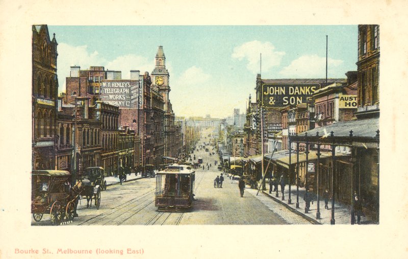 Calle Bourke, Melbourne, Victoria, Australia de Photographer Australian