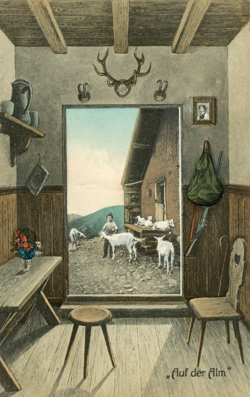 Auf Der Alm (foto coloreada) de Photographer German