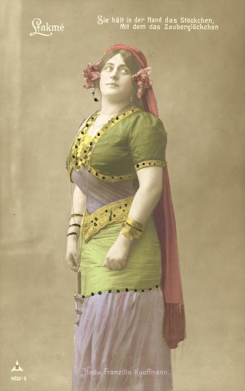 Hedwig Franzillo Kauffman como Lakme de Photographer German